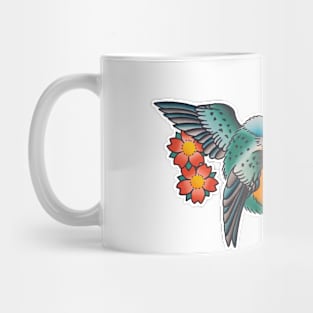 Battling Birds Tattoo Design Mug